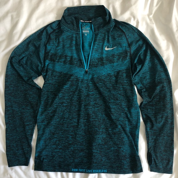 Nike Other - Nike Dri-Fit Quarter Zip Knit Long Sleeve